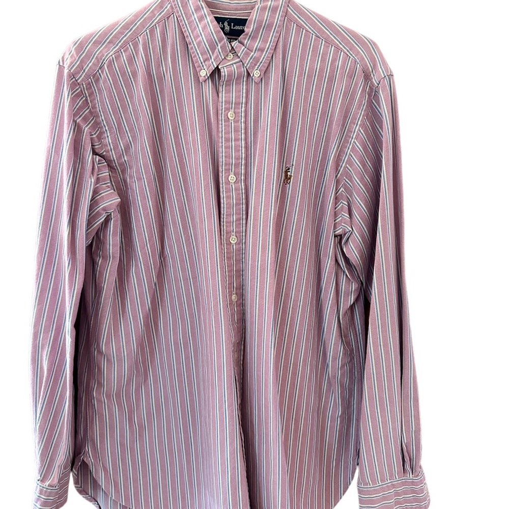 Ralph Lauren Shirt Long-Sleeve Polo (Classic Fit) - Men’s Size L